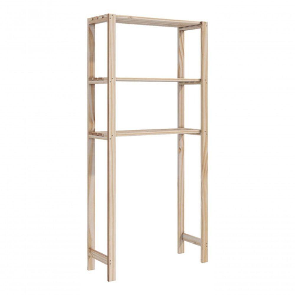 Estante Buffet Moderno Suspenso Em Pinus Sala Jantar - 2