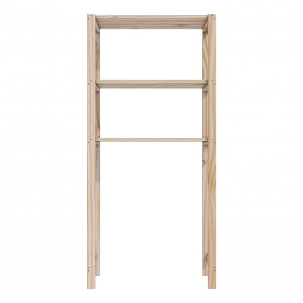 Estante Buffet Moderno Suspenso Em Pinus Sala Jantar - 4