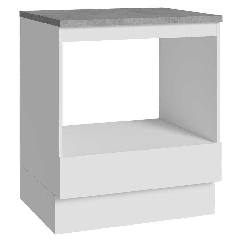 Balcão Para Forno/micro-ondas 70 X 60 Cm 1 Gaveta (com Tampo) Branco Madesa Branco - 2