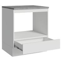 Balcão Para Forno/micro-ondas 70 X 60 Cm 1 Gaveta (com Tampo) Branco Madesa Branco - 6