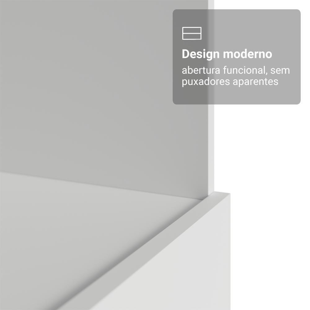 Balcão Para Forno/micro-ondas 70 Cm 1 Gaveta Branco Madesa Branco - 5