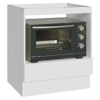 Balcão Para Forno/micro-ondas 70 Cm 1 Gaveta (sem Tampo) Branco Madesa Branco - 1