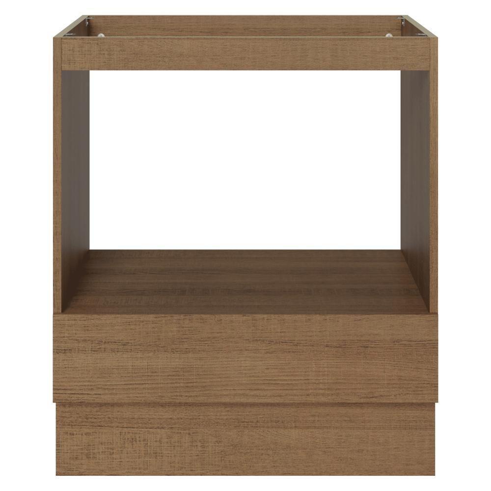 Balcão Para Forno/micro-ondas 70 X 60 Cm 1 Gaveta (sem Tampo) Rustic Madesa Rustic - 2