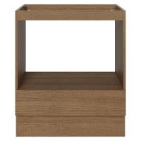 Balcão Para Forno/micro-ondas 70 X 60 Cm 1 Gaveta (sem Tampo) Rustic Madesa Rustic - 2