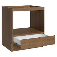 Balcão Para Forno/micro-ondas 70 X 60 Cm 1 Gaveta (sem Tampo) Rustic Madesa Rustic - 9