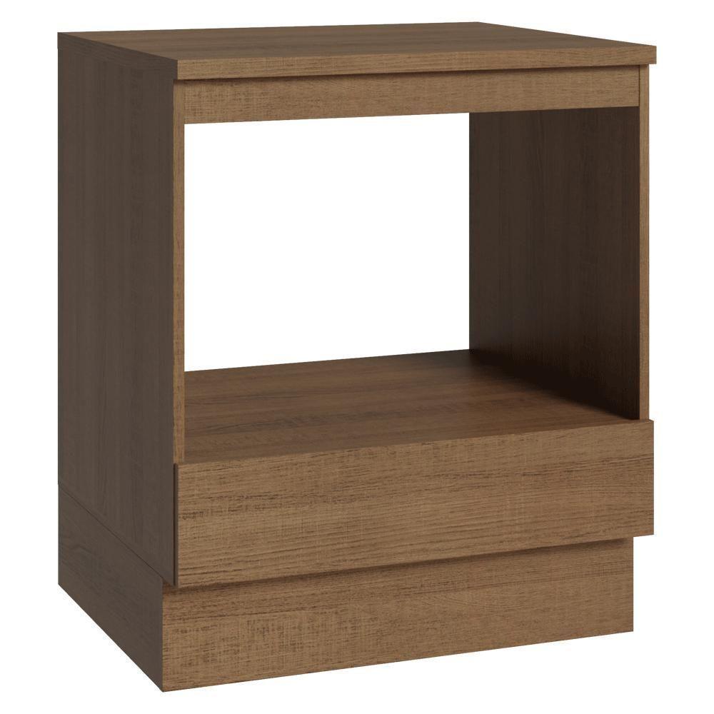 Balcão Para Forno/micro-ondas 70 X 60 Cm 1 Gaveta (com Tampo) Rustic Madesa Rustic - 2