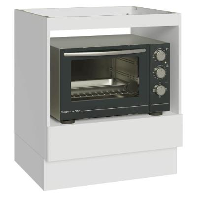 Balcão Para Forno/micro-ondas 70 X 60 Cm 1 Gaveta (sem Tampo) Branco Madesa Branco