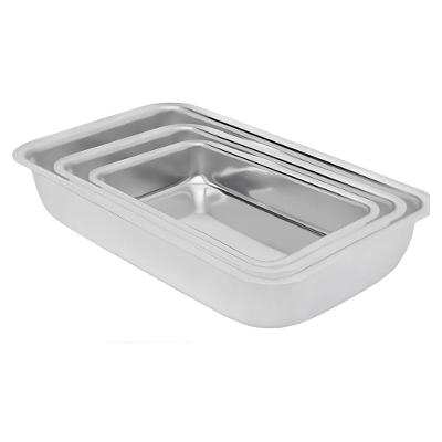 Jogo De Assadeiras De Aluminio Retangular Altas 3 Peças