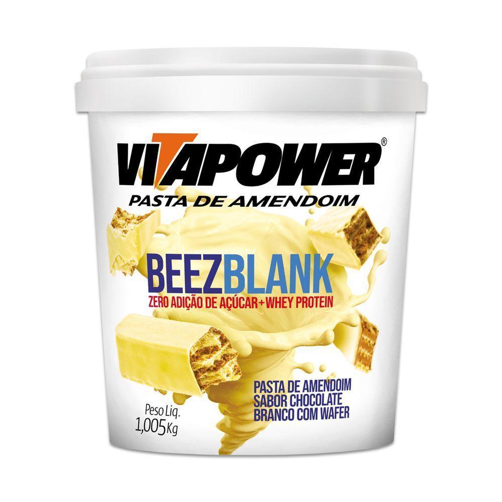Kit 2 Pasta De Amendoim Vitapower Beezblank 1kg - 2