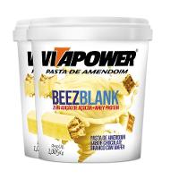 Kit 2 Pasta De Amendoim Vitapower Beezblank 1kg - 1