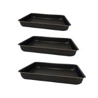 Jogo De Assadeiras De Alumínio Com Revestimento Antiaderente Starflon 3 Peças - 1