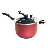 Pipoqueira 20cm 4l Cereja - Aluminio Com Revestimento Antiaderente Tampa De Vidro - 1