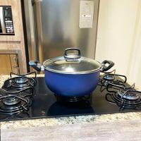 Panela Avulsa Antiaderente Nº16 Azul Gourmet Com Tampa - 2