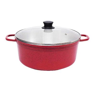 Panela De Alumínio Fundido Grosso Avulsa 1,3l Vermelha Pig