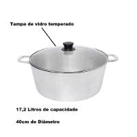 Panela Panelão De Alumínio Fundido Grosso Avulsa Grande 17 Litros - 2