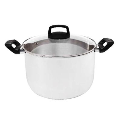 Caldeirão De Aluminio Grosso Com Tampa De Vidro Nº16 2,2 Litros