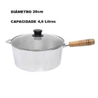 Panela De Alumínio Fundido Grosso Avulsa Grande 4,6 Litros - 2