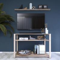 Estante De Parede Para Livros Treliça Madeira Pinus - 2