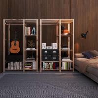 Estantes Madeira Pinus P/ Lavanderia Design Rustico