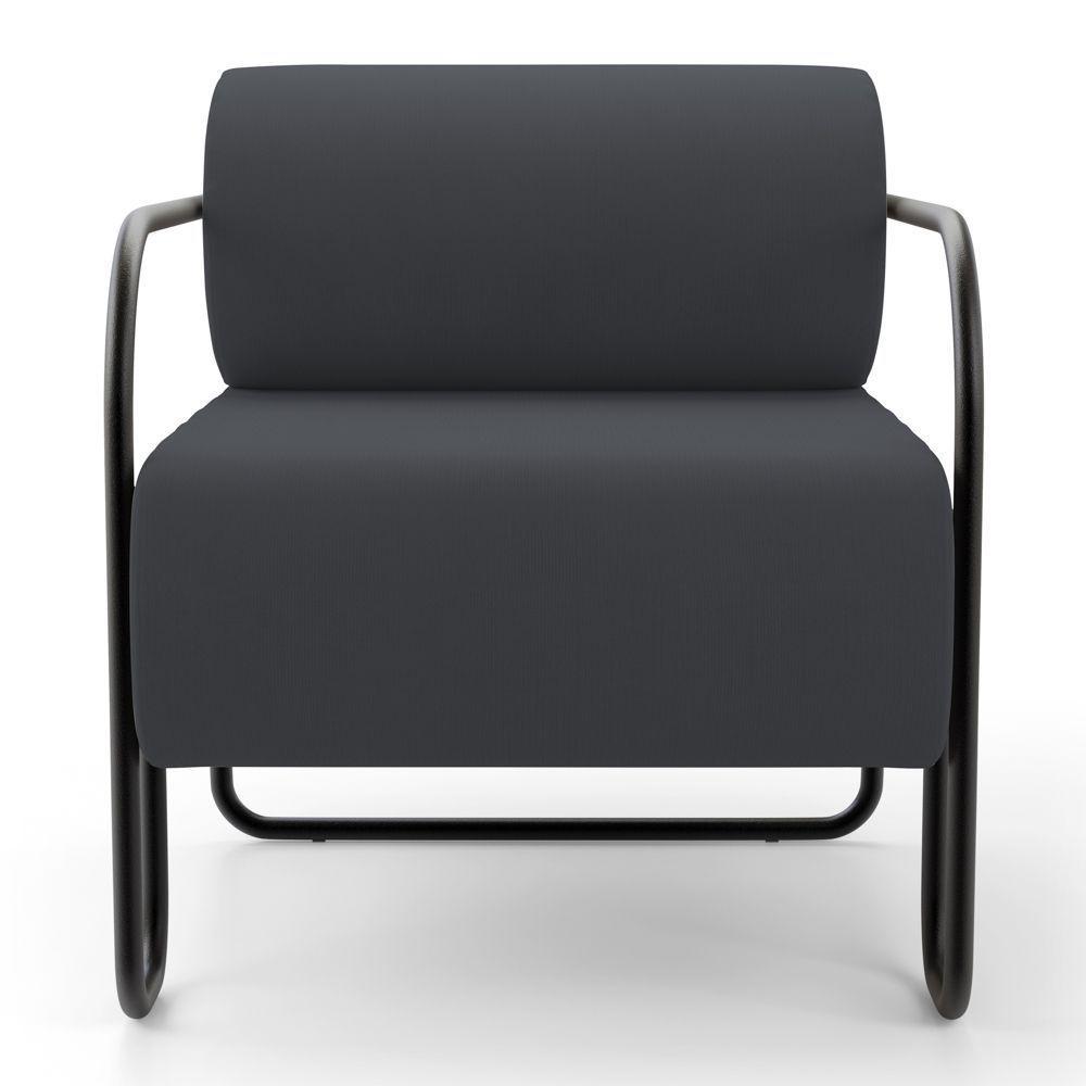 Kit 02 Poltronas Decorativas Orgânica Living Miska Veludo Cinza - Desk Design - 6