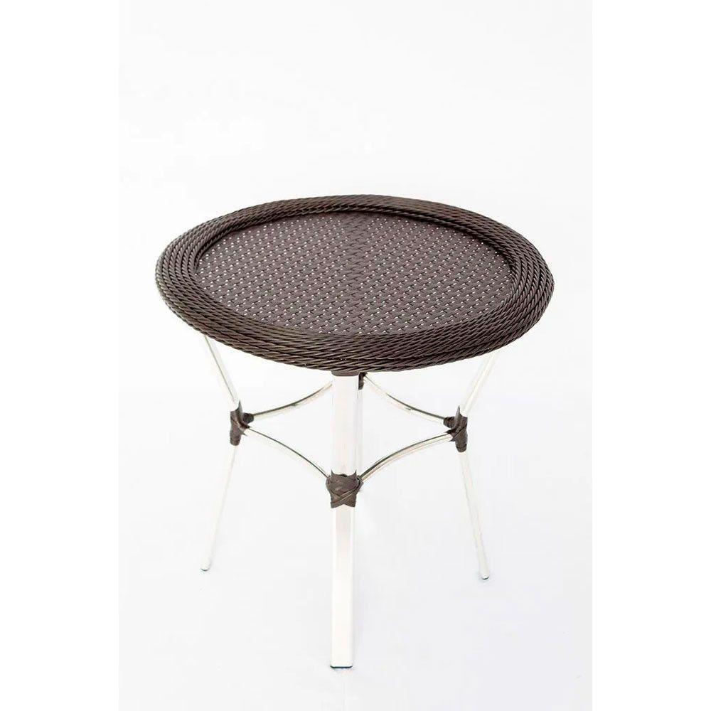 Jogo De área Com 4 Cadeiras E Mesa Trama Original Preto - 3