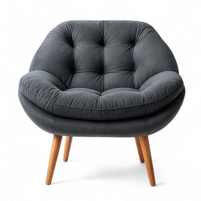 Poltrona Celine Veludo Grafite Conlflex Grafite