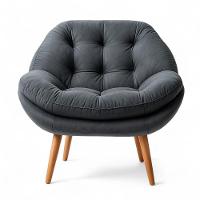 Poltrona Celine Veludo Grafite Conlflex Grafite - 1