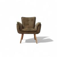 Poltrona Rafaela Veludo Capuccino Conlflex Cappuccino - 1