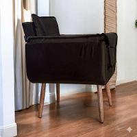 Poltrona Rafaela Veludo Chocolate Conlflex Chocolate - 3