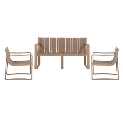 Conjunto Verte Eco 3 Peças - Café