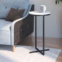 Mesa Volpi Alta Estrutura Preta - Branca - 2