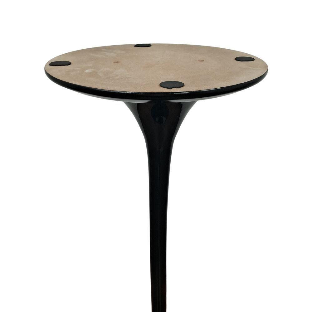 Mesa Saarinen Bistrô Freijó 70cm - Base Preta - 7