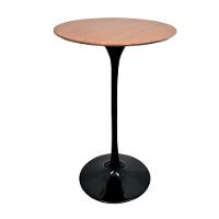 Mesa Saarinen Bistrô Freijó 70cm - Base Preta - 1