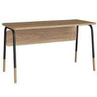 Mesa Escrivaninha Flexus 136cm - Hanover E Nero - 1