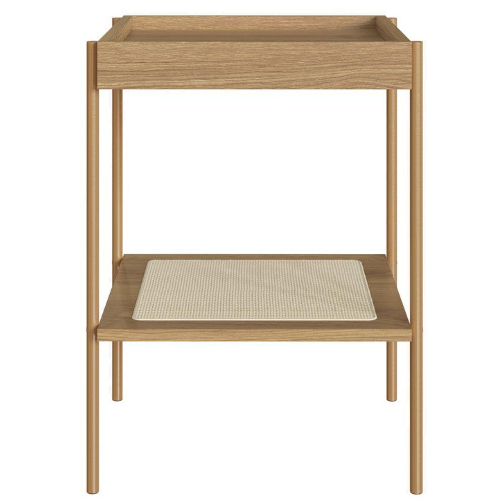 Mesa Lateral Com Pés Metálicos Oslo - Hanover - 2