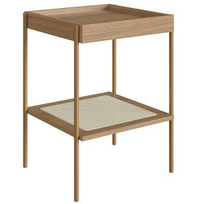 Mesa Lateral Com Pés Metálicos Oslo - Hanover