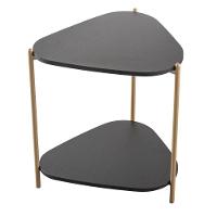 Mesa Lateral Base Dourada - Nero - 1