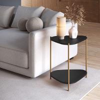 Mesa Lateral Base Dourada - Nero - 4