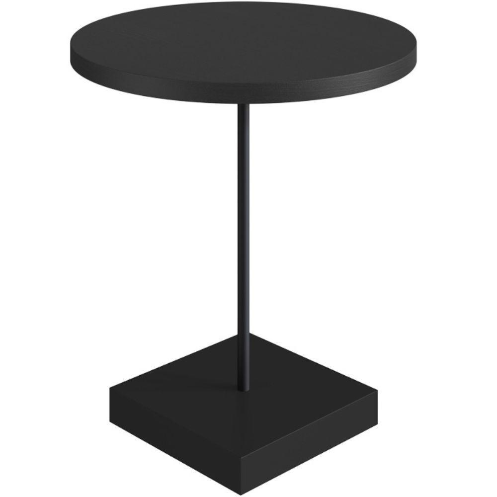 Mesa Lateral 52cm Estrutura Preta - Nero - 1