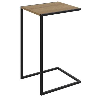Mesa Lateral 64cm Estrutura Preta - Hanover