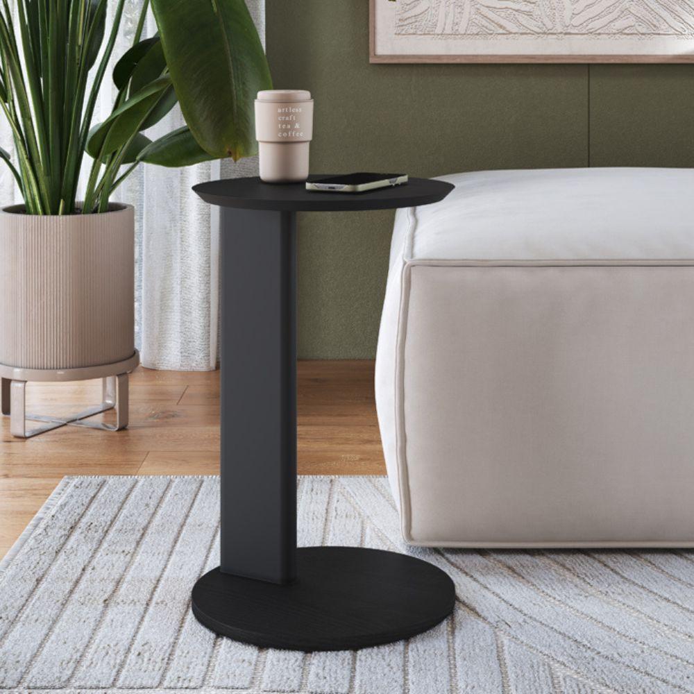 Mesa Lateral Redonda 55cm - Nero - 4