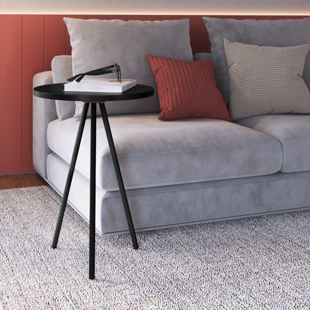 Mesa Lateral 50cm - Nero - 4