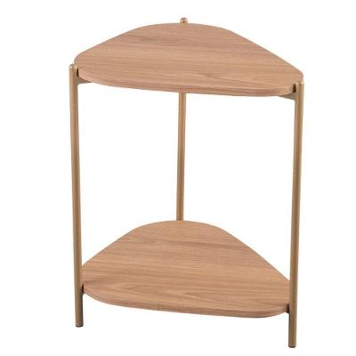 Mesa Lateral Base Dourada - Hanover