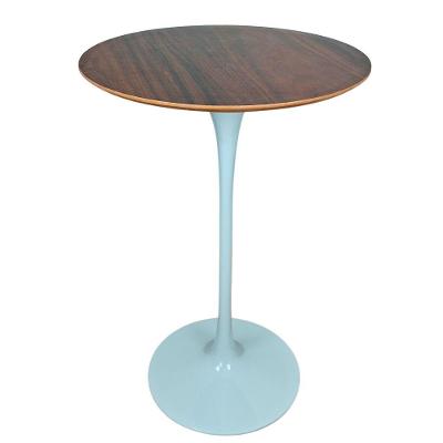 Mesa Saarinen Bistrô Imbuia 70cm - Base Branca