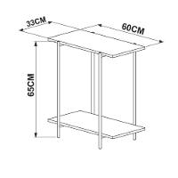 Mesa Lateral 65cm - Vermont - 3