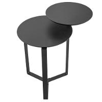 Mesa Lateral Dupla Base Preta - Nero - 2