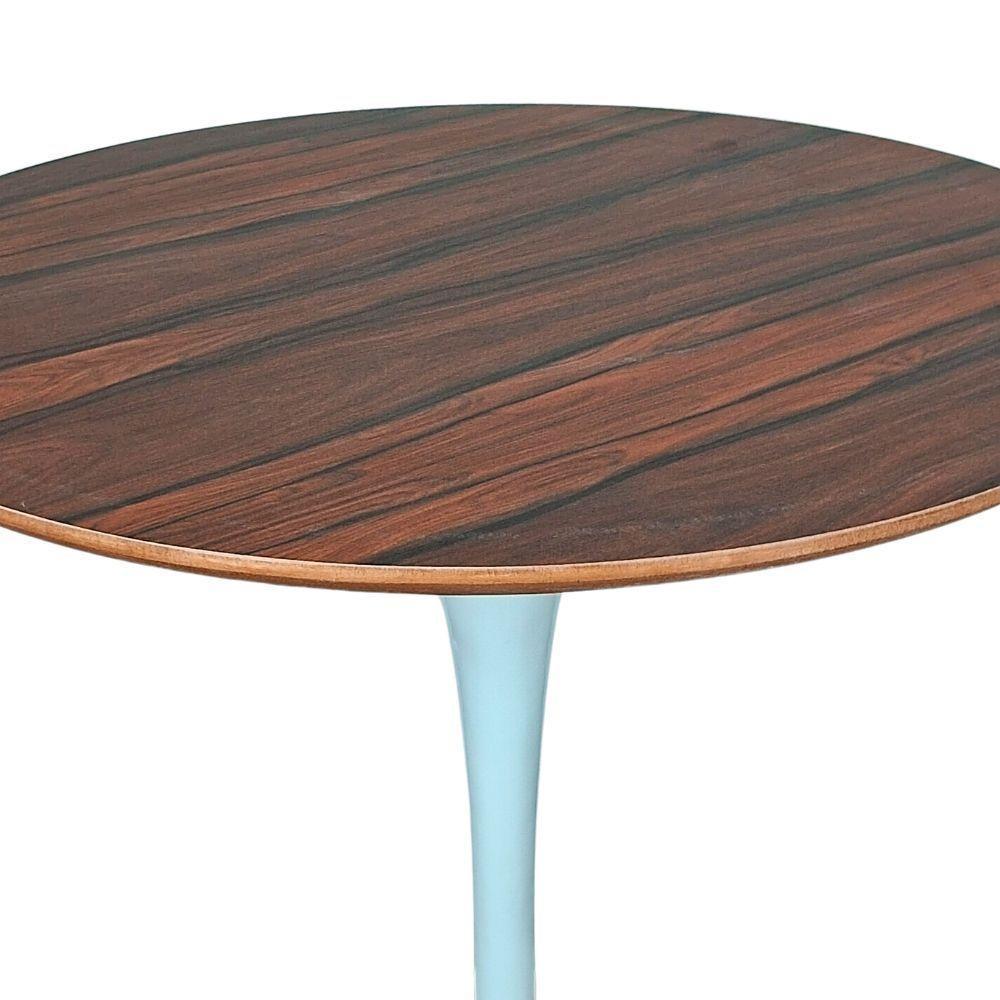 Mesa Saarinen Bistrô Pau Ferro 70cm - Base Branca - 3