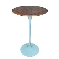 Mesa Saarinen Bistrô Pau Ferro 70cm - Base Branca - 1