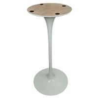 Mesa Saarinen Bistrô Pau Ferro 70cm - Base Branca - 5