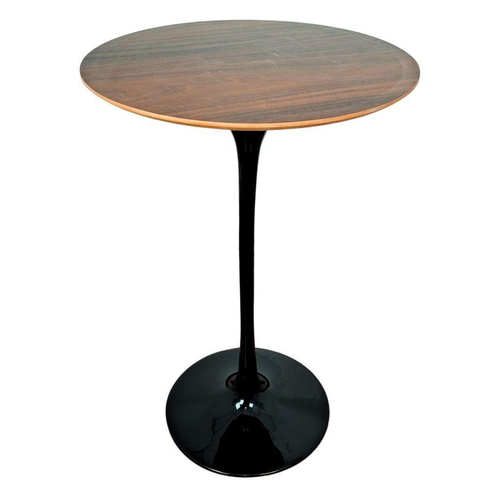 Mesa Saarinen Bistrô Imbuia 70cm - Base Preta - 1